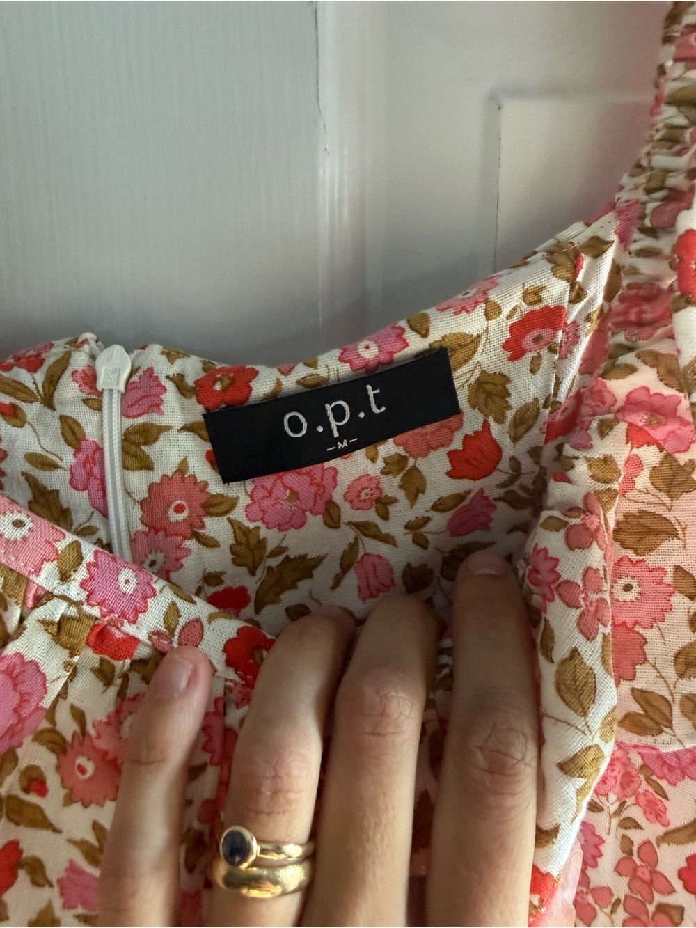 OPT - Floral Ruffle Dress - Picture 5 of 5